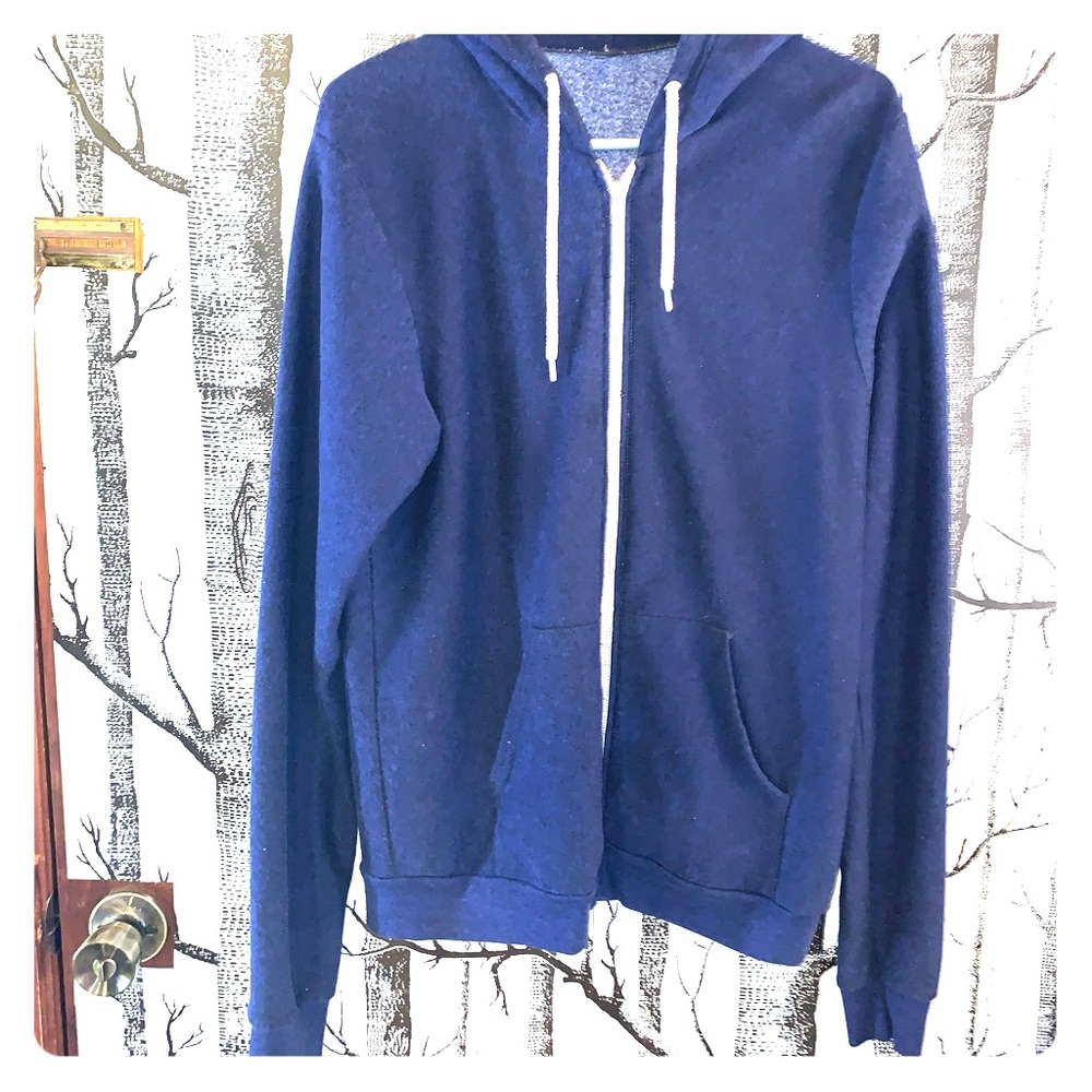 American Apparel blue hoodie EUC
